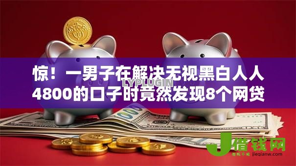 惊！一男子在解决无视黑白人人4800的口子时竟然发现8个网贷平台不用看征信可以放款的，事后分享了出来