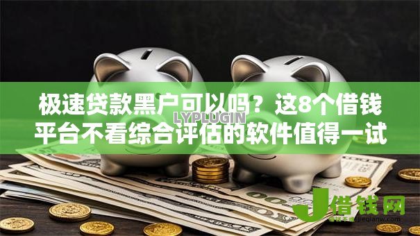 极速贷款黑户可以吗？这8个借钱平台不看综合评估的软件值得一试
