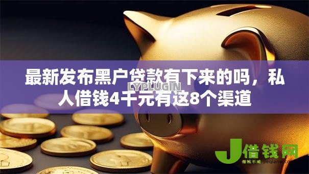 最新发布黑户贷款有下来的吗，私人借钱4千元有这8个渠道