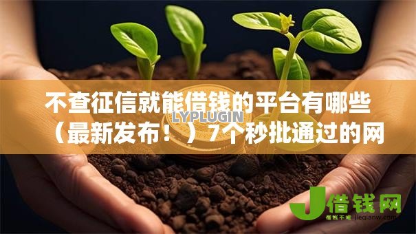 不查征信就能借钱的平台有哪些(最新发布!)7个秒批通过的网贷app 不查征信就能借钱的平台有哪些(最新发布!)7个秒批通过的网贷app
