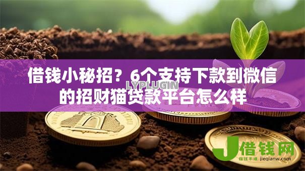 借钱小秘招?6个支持下款到微信的招财猫贷款平台怎么样 借钱小秘招?6个支持下款到微信的招财猫贷款平台怎么样