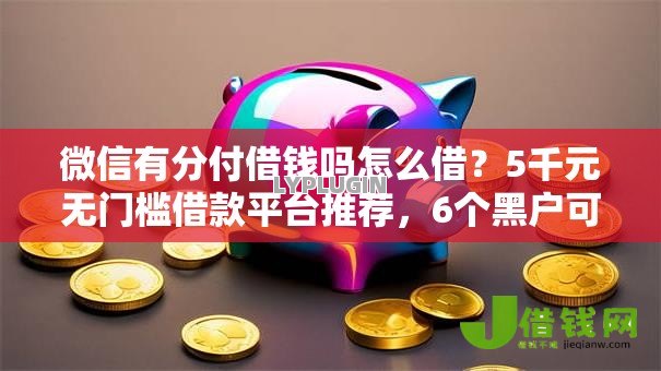 微信有分付借钱吗怎么借？5千元无门槛借款平台推荐，6个黑户可以做大额贷款软件盘点