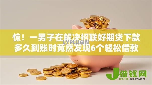惊!一男子在解决招联好期贷下款多久到账时竟然发现6个轻松借款无压力平台,事后分享了出来 惊!一男子在解决招联好期贷下款多久到账时竟然发现6个轻松借款无压力平台,事后分享了出来