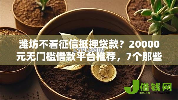 潍坊不看征信抵押贷款?20000元无门槛借款平台推荐,7个那些贷款平台可靠盘点 潍坊不看征信抵押贷款?20000元无门槛借款平台推荐,7个那些贷款平台可靠盘点
