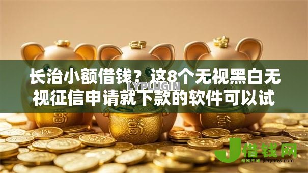 长治小额借钱？这8个无视黑白无视征信申请就下款的软件可以试试
