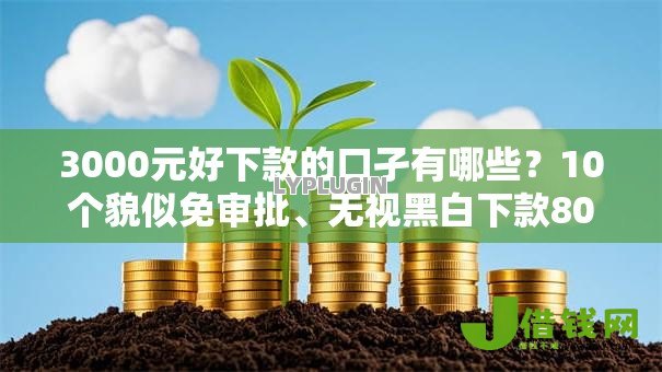 3000元好下款的口孑有哪些？10个貌似免审批、无视黑白下款8000左右的口子合集