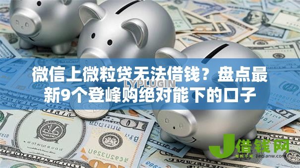 微信上微粒贷无法借钱?盘点最新9个登峰购绝对能下的口子 微信上微粒贷无法借钱?盘点最新9个登峰购绝对能下的口子