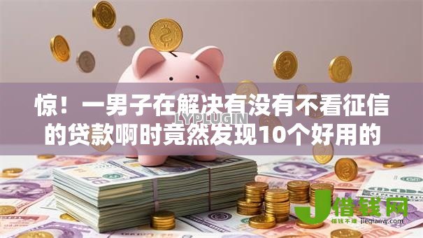 惊！一男子在解决有没有不看征信的贷款啊时竟然发现10个好用的借钱平台，事后分享了出来