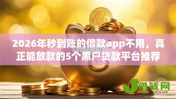 2026年秒到账的借款app不用,真正能放款的5个黑户贷款平台推荐 2026年秒到账的借款app不用,真正能放款的5个黑户贷款平台推荐