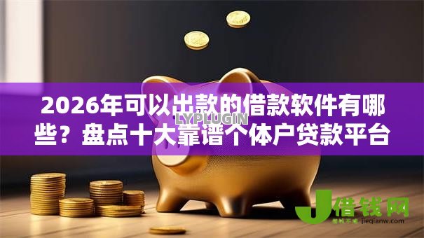 2026年可以出款的借款软件有哪些？盘点十大靠谱个体户贷款平台