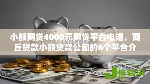 小额网贷4000元网贷平台电话，商丘贷款小额贷款公司的6个平台介绍