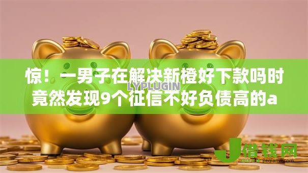 惊！一男子在解决新橙好下款吗时竟然发现9个征信不好负债高的app，事后分享了出来