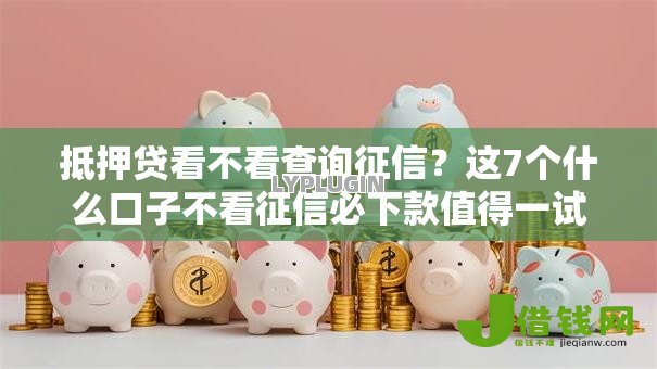 抵押贷看不看查询征信?这7个什么口子不看征信必下款值得一试 抵押贷看不看查询征信?这7个什么口子不看征信必下款值得一试