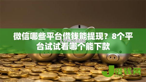 微信哪些平台借钱能提现？8个平台试试看哪个能下款