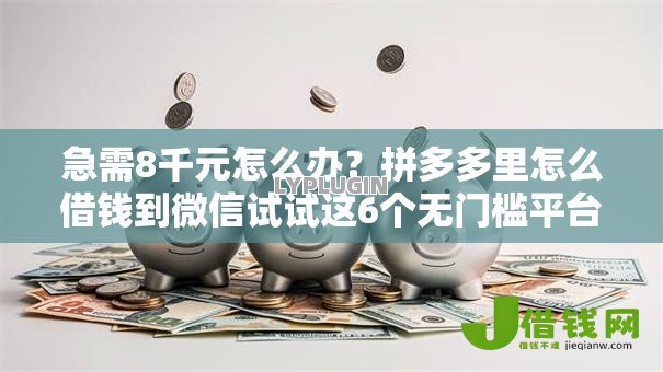 急需8千元怎么办？拼多多里怎么借钱到微信试试这6个无门槛平台