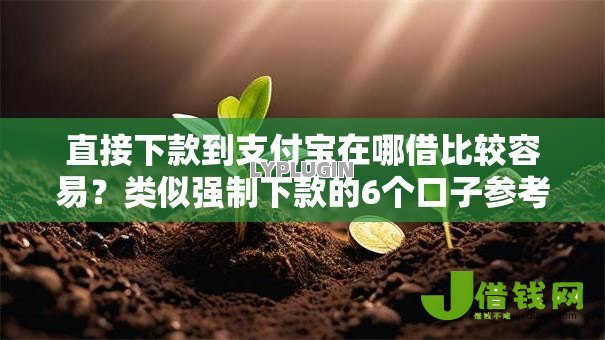 直接下款到支付宝在哪借比较容易？类似强制下款的6个口子参考