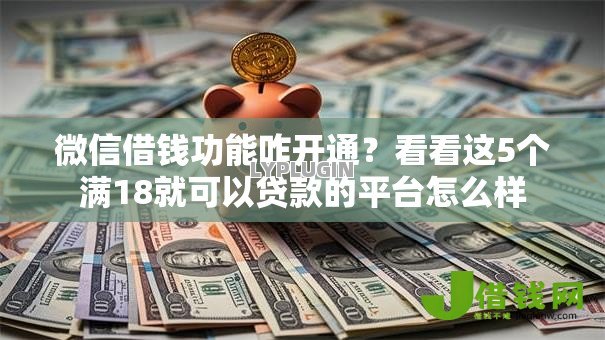 微信借钱功能咋开通?看看这5个满18就可以贷款的平台怎么样 微信借钱功能咋开通?看看这5个满18就可以贷款的平台怎么样