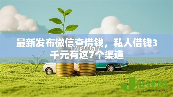 最新发布微信查借钱,私人借钱3千元有这7个渠道 最新发布微信查借钱,私人借钱3千元有这7个渠道