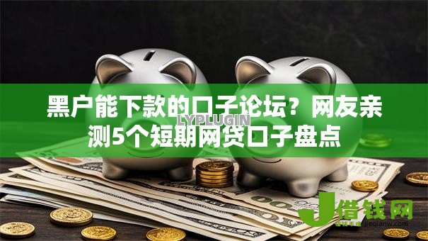 黑户能下款的口子论坛？网友亲测5个短期网贷口子盘点
