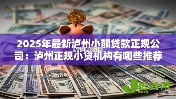 2025年最新泸州小额贷款正规公司:泸州正规小贷机构有哪些推荐 2025年最新泸州小额贷款正规公司:泸州正规小贷机构有哪些推荐