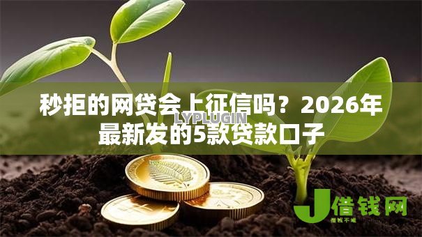 秒拒的网贷会上征信吗？2026年最新发的5款贷款口子