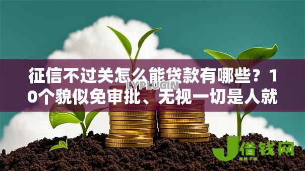 征信不过关怎么能贷款有哪些？10个貌似免审批、无视一切是人就下款平台合集