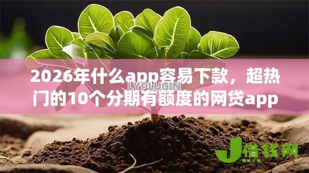 2026年什么app容易下款，超热门的10个分期有额度的网贷app推荐
