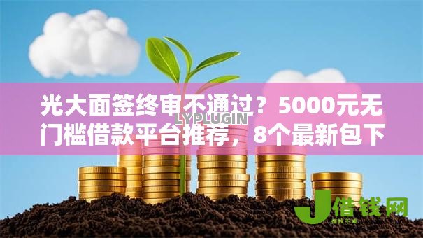 光大面签终审不通过？5000元无门槛借款平台推荐，8个最新包下款口子盘点