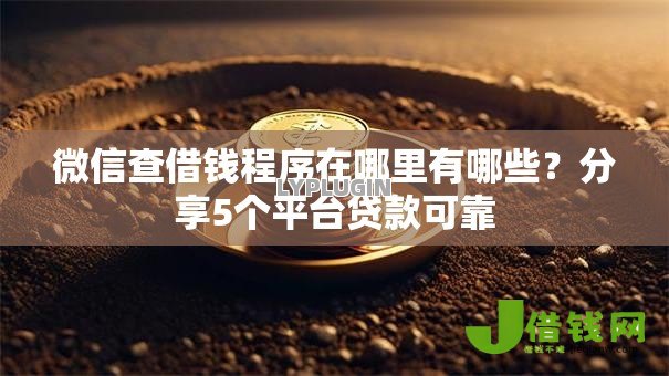 微信查借钱程序在哪里有哪些？分享5个平台贷款可靠