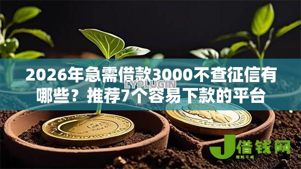2026年急需借款3000不查征信有哪些?推荐7个容易下款的平台 2026年急需借款3000不查征信有哪些?推荐7个容易下款的平台