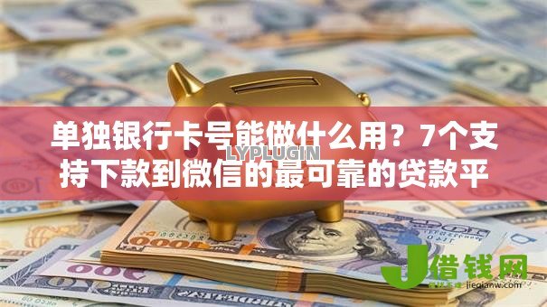 单独银行卡号能做什么用?7个支持下款到微信的最可靠的贷款平台 单独银行卡号能做什么用?7个支持下款到微信的最可靠的贷款平台