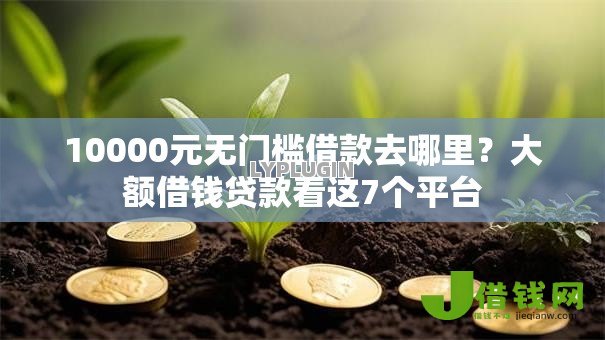 10000元无门槛借款去哪里?大额借钱贷款看这7个平台 10000元无门槛借款去哪里?大额借钱贷款看这7个平台