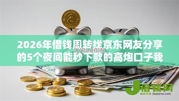 2026年借钱周转找京东网友分享的5个夜间能秒下款的高炮口子我觉得不错！