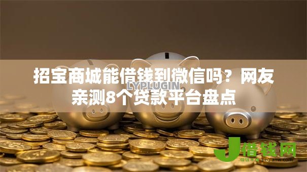 招宝商城能借钱到微信吗？网友亲测8个贷款平台盘点
