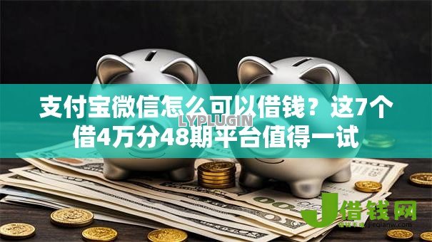 支付宝微信怎么可以借钱？这7个借4万分48期平台值得一试