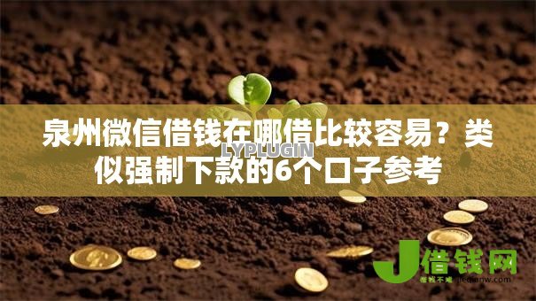 泉州微信借钱在哪借比较容易？类似强制下款的6个口子参考