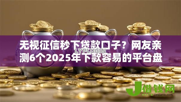 无视征信秒下贷款口子？网友亲测6个2025年下款容易的平台盘点