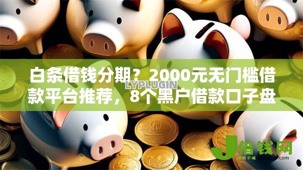 白条借钱分期?2000元无门槛借款平台推荐,8个黑户借款口子盘点 白条借钱分期?2000元无门槛借款平台推荐,8个黑户借款口子盘点