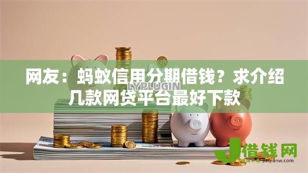 网友：蚂蚁信用分期借钱？求介绍几款网贷平台最好下款