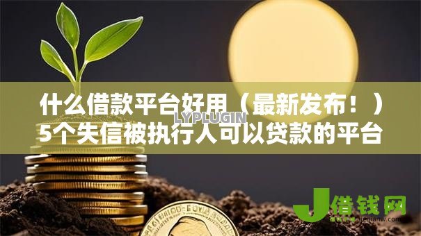 什么借款平台好用（最新发布！）5个失信被执行人可以贷款的平台