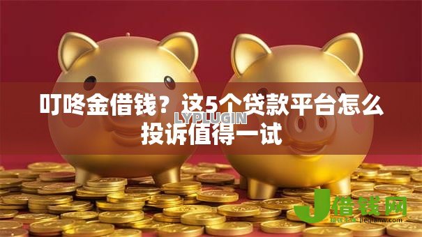 叮咚金借钱?这5个贷款平台怎么投诉值得一试 叮咚金借钱?这5个贷款平台怎么投诉值得一试