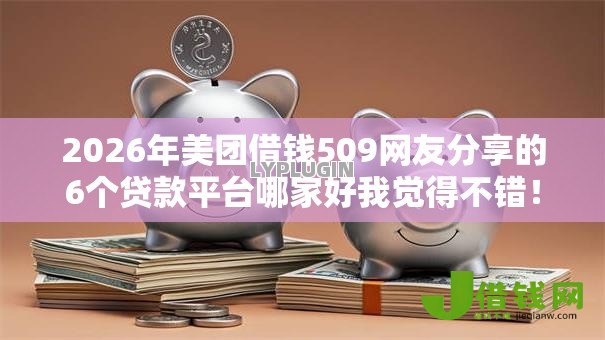 2026年美团借钱509网友分享的6个贷款平台哪家好我觉得不错！