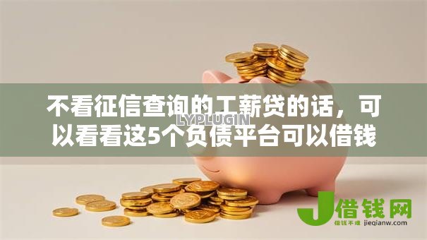 不看征信查询的工薪贷的话,可以看看这5个负债平台可以借钱 不看征信查询的工薪贷的话,可以看看这5个负债平台可以借钱