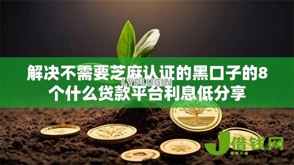 解决不需要芝麻认证的黑口子的8个什么贷款平台利息低分享 解决不需要芝麻认证的黑口子的8个什么贷款平台利息低分享