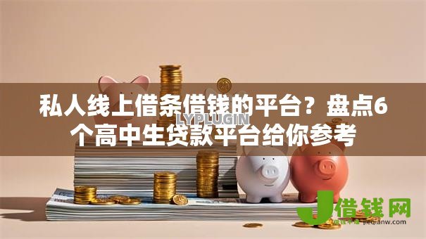 私人线上借条借钱的平台？盘点6个高中生贷款平台给你参考