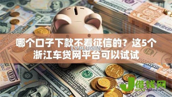 哪个口子下款不看征信的?这5个浙江车贷网平台可以试试 哪个口子下款不看征信的?这5个浙江车贷网平台可以试试