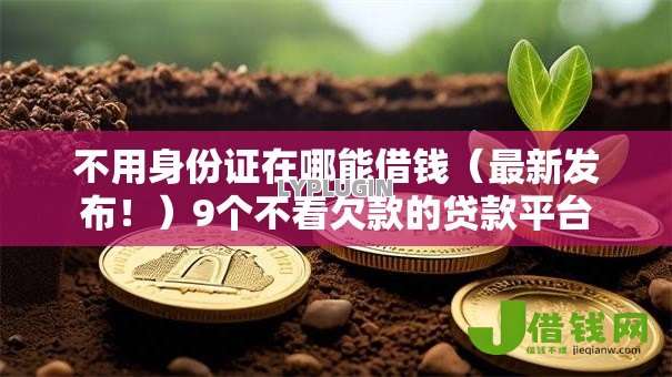 不用身份证在哪能借钱(最新发布!)9个不看欠款的贷款平台 不用身份证在哪能借钱(最新发布!)9个不看欠款的贷款平台