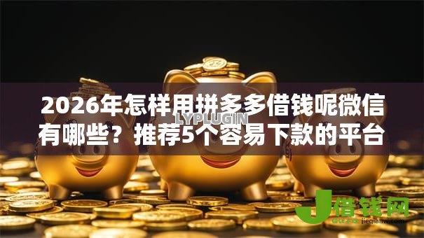 2026年怎样用拼多多借钱呢微信有哪些?推荐5个容易下款的平台 2026年怎样用拼多多借钱呢微信有哪些?推荐5个容易下款的平台