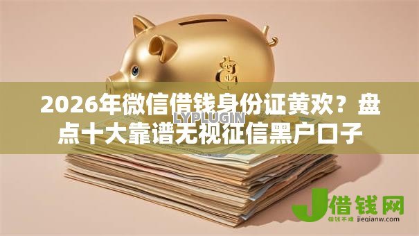 2026年微信借钱身份证黄欢？盘点十大靠谱无视征信黑户口子