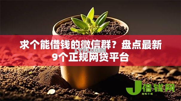 求个能借钱的微信群?盘点最新9个正规网贷平台 求个能借钱的微信群?盘点最新9个正规网贷平台